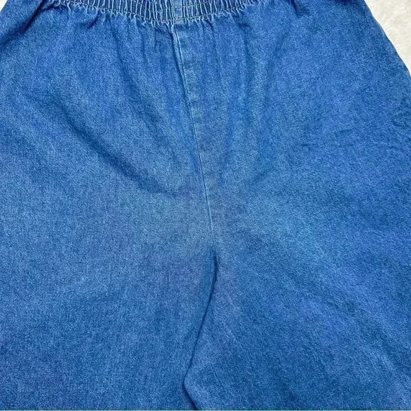 Koret City Blues Vintage Crop Jeans Extra Wide Leg Medium Wash Size 14 - Picture 14 of 16